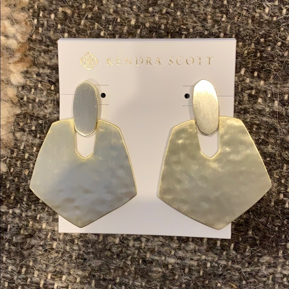 Kendra Scott Gold Earrings, NWT